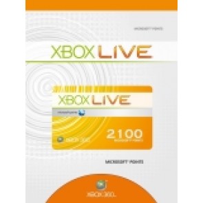 Xbox Live točke 2100 Microsoft points Xbox 360_160