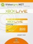 Xbox Live točke 800 Microsoft points Xbox 360_600